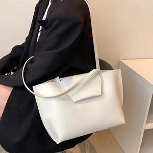 Sacs à bandoulières 2024 Style d'été Pu Leather Sac créateur des dames Luxury Fashion Big Brand Handbag grande capacité