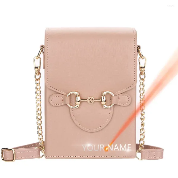 Sacs à bandoulières 2024 Nom du sac de femmes personnalisés Mignon Tize de haut qualité poche sacs de main féminin Fashion Small Gift For Girl
