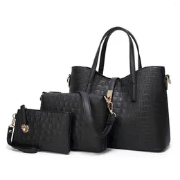 Sacs à bandouliers 2024 Fashion Fashion Trend Crocodile Modèle Crocodile Handsbag 3PCS / Set Top Quality Crossbody Tote