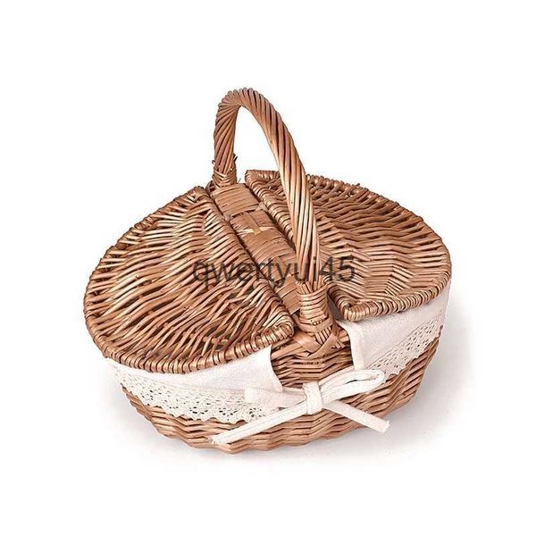 Bolsos de hombro y cesta de bambú de sauce para mujer, bolsa de playa de verano para mujer, bolsas de paja SoppingH2421