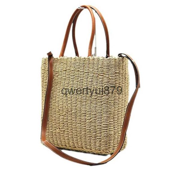 Bolsos de hombro andeld soulder crossbody bolso tejido de paja simple y fasionable diseñador grande beacqwertyui879