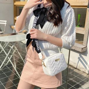 Sacs à bandouliers Arrivée Fashion Small Crossbodybodbody Bag Pu Leather Messager Messager Handsbag Purse Summer Summer Voyage pour femme