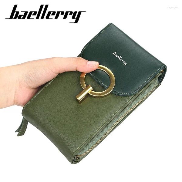 Bolsos de hombro Baellerry 2024 Versión coreana de lychee Patrón de gran capacidad Redonda Lock Women Women Cierro Messen Messenger Purse