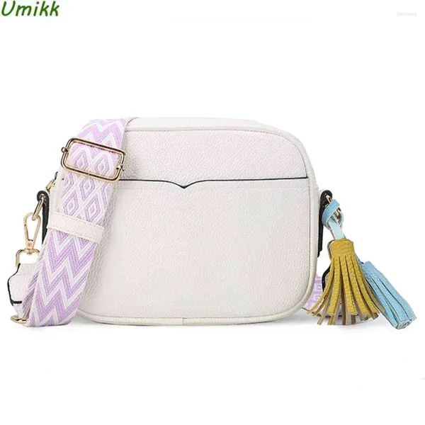 Bolsos de hombro, bolso de moda para mujer, bolso de mano sencillo informal con correas tejidas, bolso cruzado de cuero PU, bolsos exquisitos para mujer