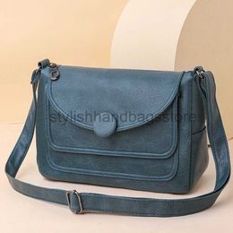 Sacs à bandoulière Sacs Sac à bandoulière bleu lac Sac à bandoulière multi-poches en cuir Pu Mid pour femme Tous les sacs de taille pour femmestylishhandbagsstore