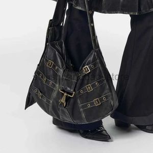 Sacs à bandoulière Sacs Sac souple pour femme Haute capacité Punk Designer Sac à main noir pour homme de haute qualité Sacs décontractés de luxetylishhandbagsstore