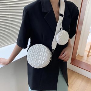 Bolsos de hombro Marca 2 PCS Crossbody Bags para mujeres Bolso de diseño de lujo de alta calidad y bolsos Compuesto de moda