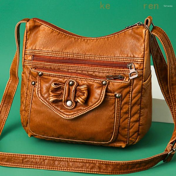 Sacs à bandoulières Cossin Small Pu Leather Crossbody for Women 2024 Luxury Handbags Designer Simple Lady Messenger Sac