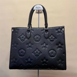 Sacs à bandoulière Sac de diamant de mode classique grand sac fourre-tout en toile livré avec une petite pochette marron luxe