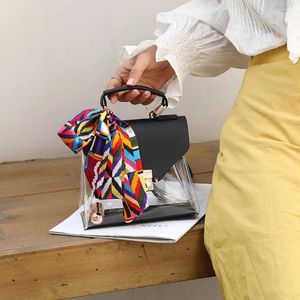 Sacs à bandouliers transparents transparents PVC Sac Femmes Couny Color Spolds and Handbags Croclats Luxury Designer Sac # 30