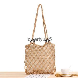 Schoudertassen Coon Rope Woven Womens Soulder Bag 2-delig Designer andbags Boemian Summer Straw Beac Mes Vrouwelijke Tote PursesH24218