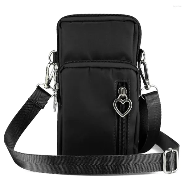 Bolsos de hombro Bolso cruzado para teléfono Mujer Casual al aire libre Tela Oxford Correa ajustable Cartera de pulsera Regalo Viaje Monedero de gran capacidad