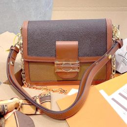 Schoudertassen Dauphine Fashion Chain Handtassen Crossbody Women Luxurys Designer Leer Hobo Totes Messenger Bag Wallet 00
