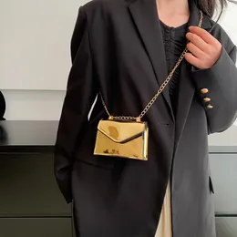 Sacs à bandoulière Laser éblouissant, Mini sac à rouge à lèvres à chaîne mignonne, petit carré de maquillage, pochette à monnaie de personnalité à la mode