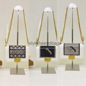 Schoudertassen ontwerper en tas Tas Wind Diamond Crossbody Beauty and Value Luxe Ligt Temperament Squarestylisheendibags