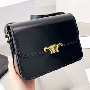 Schoudertassen designer tas tiener triomph tas leren tas van koeienhuid Crossbody tas Tas met bedrukking van stof Zadeltas