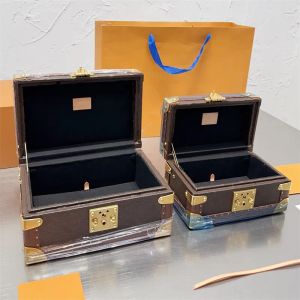 Bolsos de hombro Bolsos de diseñador Cajas de joyería Caja de reloj de cuero 8 Organizador de relojes para hombre Caja de almacenamiento de joyería Moda para mujer Anillos Bandeja Estuche cosmético 2023