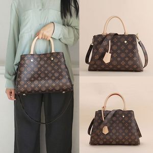 Sacs à bandoulière Designer Luxury Satchel Messenger Leather Strim Handles with Shoulder Strap Crossbody Bag French womenbag