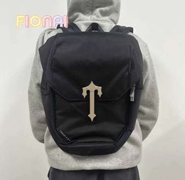 Schoudertassen Designer Nylon Trapstar Rugzak Klassiek Unisex Handtassen Zwart Zilver Hoogwaardig Cobra T London Schooltas Modetrend 905ess RRW