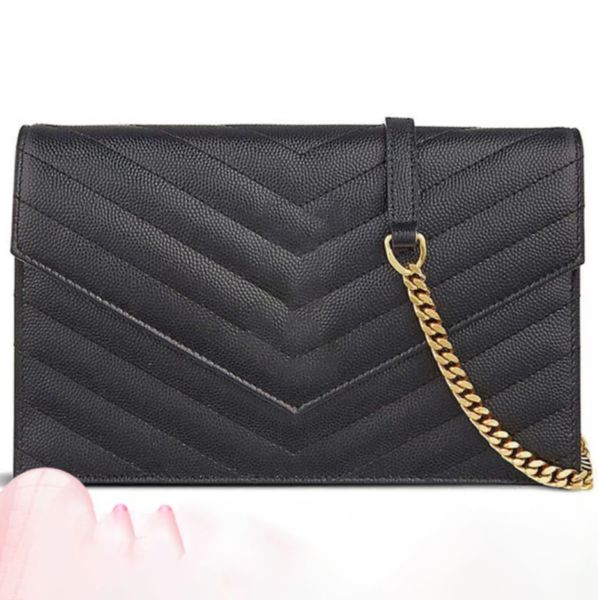 bolsos de hombro diseñador mujer bolso de mano de lujo cadena de bolso de lujo carro de bolso Pochette de cuero genuino bolsos negros pequeños bolsas para mujer bolsas de fin de semana marrón