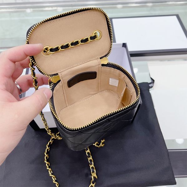 Bolsos de hombro Diseñadores Canal Bolsos de mujer Cosméticos Bolso de un solo hombro Estilo de moda Bolsos para mujer Boutique Pequeño bolso cuadrado Tienda de fábrica para mujer