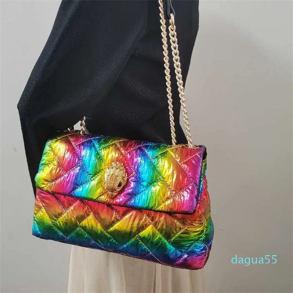 Sacs à bandoulière Eagle Head Designer Bag Rainbow Color Purse Sac à main Lady Designers Sacs à bandoulière
