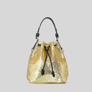 Sacs à bandouliers Sacs de soirée mode Fashion Shikny Sequins Buckets Sac Designer Femmes sacs à main Luxury Bags de corps croisé Bling Party Sight Small fourre-tout 221123