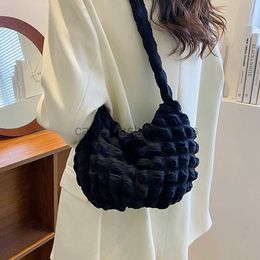 Borse a tracolla Borse da sera Borse e borse da donna Fasion Borse a tracolla da donna Borsa a tracolla Bubbles Sould Borsa a tracolla casual elegante plissettata Ruced Pursecatlin_fashion_bags