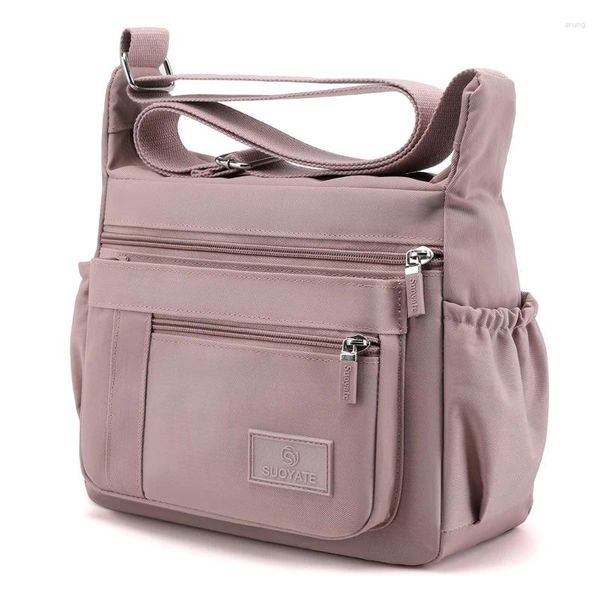 Sac à bandoulière Fashion Crossbody Sac pour femmes Messager Messager Nylon Sac à main en nylon imperméable