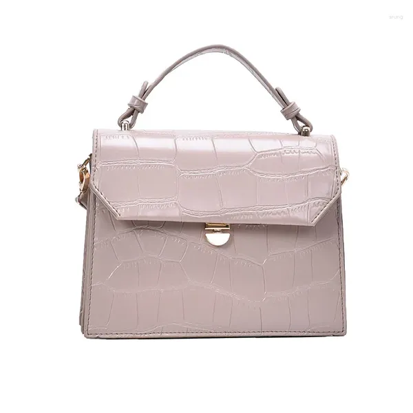 Sacs à bandouliers Fashion Loison Temps de haute qualité Designer Femme en cuir PU Couleur à main solide Sac à main grande capacité Classic Messenger Diagonal