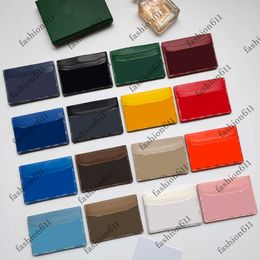 Bolsos de hombro Bolso para tarjetas de lujo y conveniencia, color arena, 4 ranuras para tarjetas con etiqueta interna, material de piel de becerro negro, 12 colores opcionales