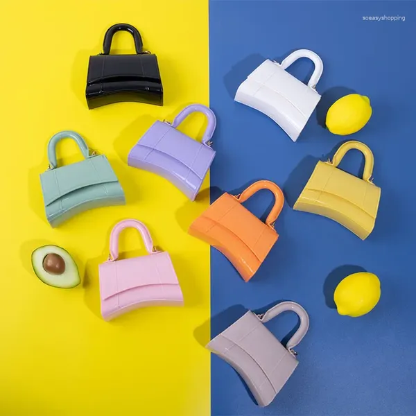 Sacs à bandoulière mode Macaron couleur petit pour femmes décontracté PVC cuir Mini bandoulière chaîne femme sacs à main Bolsa Feminina