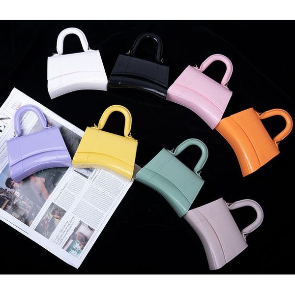 Sacs à bandoulière Mode Mini gelée pour femmes Designer bonbons sacs à main de luxe clair PVC épaule sac à bandoulière mignon femme petits sacs à main 2021