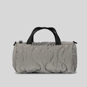 Sacs à bandoulière Mode Housse de couette Coussin Seau Sac à main pour femme Décontracté Nylon Vers le bas Coton Poche croisée Mini Portefeuille d'hiver chaud 2023blieberryeyes