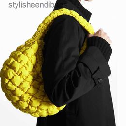 Schoudertassen Mode Gewatteerde Kleine Tote Bag Designer Schoudertassen Met Ruches Casual Nylon Gewatteerde Handtassen Eenvoudige Vrouwelijke Portemonnees 2023 Sacstylisheendibags