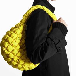 Schoudertassen Mode Gewatteerde Kleine Tote Bag Designer Schoudertassen Met Ruches Casual Nylon Gewatteerde Handtassen Eenvoudige Vrouwelijke Portemonnees 2023 Saccatlin_fashion_bags
