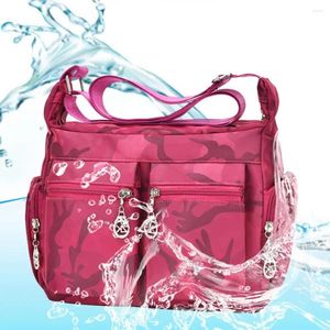 Bolsos de hombro moda impermeable nylon mujeres mensajero mensajero lavado de oxford lienzo bolso damas bolso de mano femenino