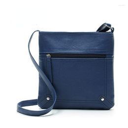 Sacs à bandoulière mode femmes sac en cuir PU Simple solide messager bandoulière mère femme doux