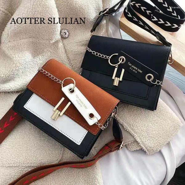 Sacs à bandouliers Fashion Femmes Sac larges STACTS MATAL PItuitary Design Personalité Girl Crossbody Cell Phone Phone Coin Purse