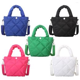 Schoudertassen mode dames messenger tas meisje hoogwaardige grote geborduurde draad rhombus bovenhandle handtas oxford voor reisvakantie