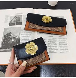 Sacs à bandoulière mode femmes portefeuille femme portefeuilles courts pour femmes pièce de monnaie en cuir PU sacs à main porte-carte de luxe marques célèbres