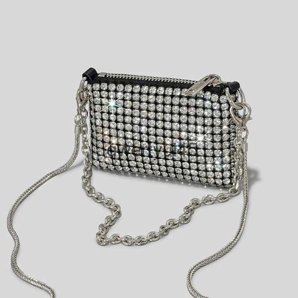 Bolsos de hombro Fasion Diamonds Monederos Monederos Sinny Rinestones Crossbody Sparkle Crystal Mes Soulder Bag Glier Small Pone 2023H2421