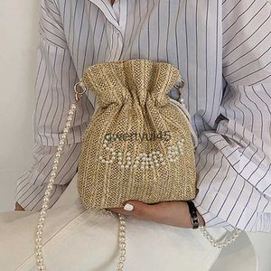 Sacs à bandoulière Fasion Femmes Sac de paille d'été fourre-tout Soulder grand osier tissé et sac femme 2021 nouveau raphia tressé Pouc BeacH24219