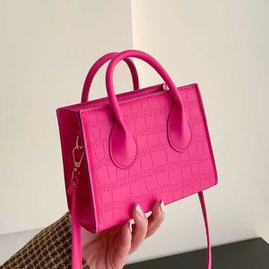 Bolsos de hombro, bolso de mano de tamaño pequeño, bolso de mano cuadrado a la moda 2023 para mujer, Mini bolso cruzado de cuero, diseño Simple 230426