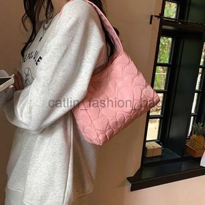 Schoudertassen Handtassen Mode Hart Dames Schoudertas Draad Doek Dames Onderarmtassen Eenvoudige Vrouwelijke Handtassen Tote Pursecatlin_fashion_bags