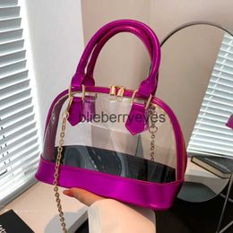 Borse a tracolla Borse Borsa da donna in PVC 2023 Nuova borsa estiva di moda Borsa a tracolla unica di qualità per feste Borsa a tracolla di lusso da donna