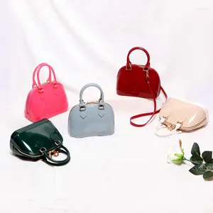 Bolsos de hombro bolsos de mano Mujeres bolsas de gelatina casual mini mensajero de verano con cremallera portátil de moda damas lindas pequeñas