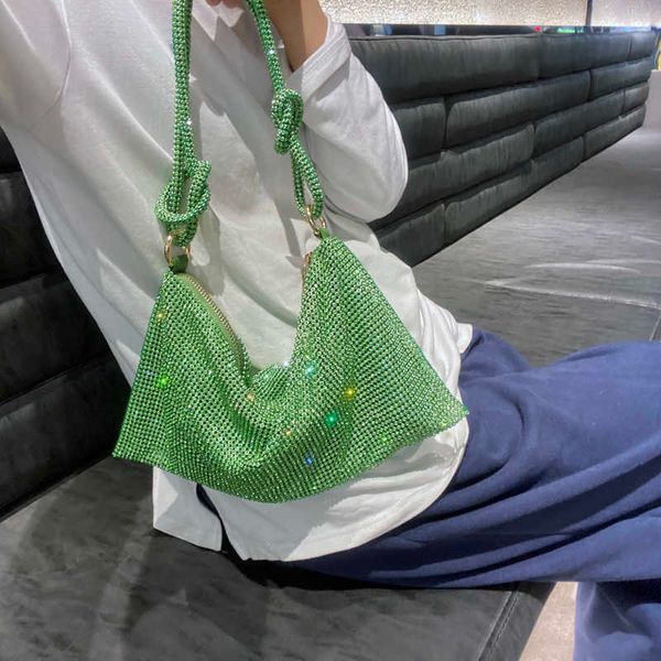 Sacs à bandoulière poignée strass soirée pochette cristal dîner mariage sacs à main et sac à main luxe Designer Shopper Hobo sac à bandoulière G230210