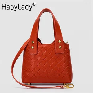 Sacs à bandouliers Hapylady Retro Femmes Bag Tricoter Fashion Fashion Femme Femme Western Style Femme Cross Body Ladies quotidiennement