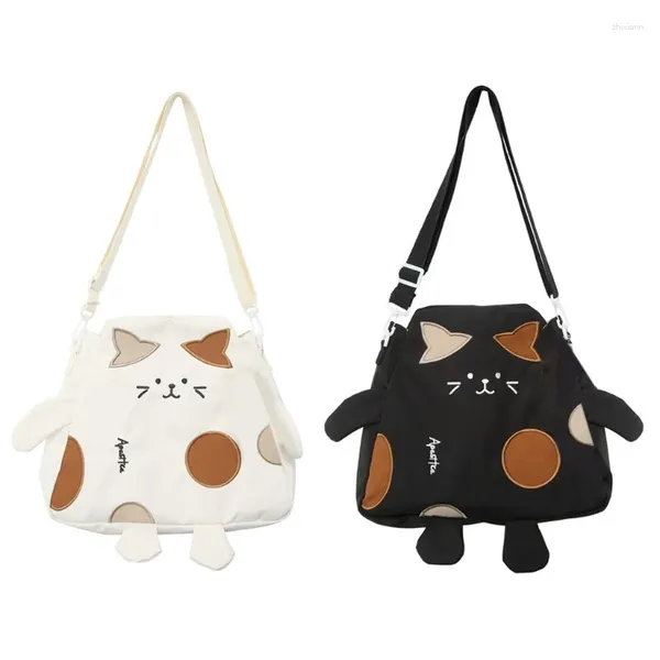 Bolsas de hombro Harajuku Crossbody para mujeres High School Girls Bag Gran capacidad Nylon